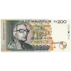 Mauritius 1998 200 Rupee - UNC
