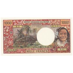Tahiti 1971 1000 Francs  - UNC