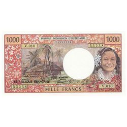 Tahiti 1985 1000 Francs  - UNC