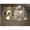 Image 1 : STAINLESS STEEL SINK - NEW - DOUBLE