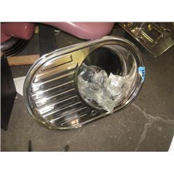 NEW S.S. SINK WITH RUN OFF