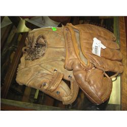 VINTAGE BALL GLOVES VINTAGE BALL GLOVES