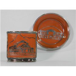 eschenbach porcelain silver overlay oberammergau