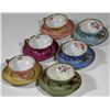 Image 1 : 6 Antique Tirschenreuth Porcelain Demitasse