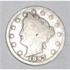Image 1 : 1897 LIBERTY HEAD "V" NICKEL *NICE EARLY U.S. NICKEL*!! LIBERTY HEAD NICKEL CAME OUT OF SAFE!!