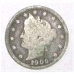 1906 LIBERTY HEAD "V" NICKEL *NICE EARLY U.S. NICKEL*!! LIBERTY HEAD NICKEL CAME OUT OF SAFE!!