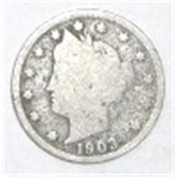 1903 LIBERTY HEAD "V" NICKEL *NICE EARLY U.S. NICKEL*!! LIBERTY HEAD NICKEL CAME OUT OF SAFE!!