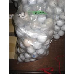 BAG OF GOLF BALLS - APPROX 75 BALLS/BAG