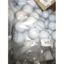 BAG OF GOLF BALLS - APPROX 75 BALLS/BAG