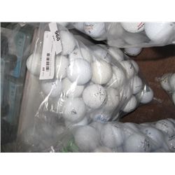 BAG OF GOLF BALLS - APPROX 75 BALLS/BAG