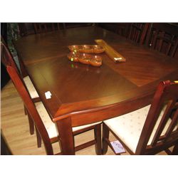 MAHOGANY DININD TABLE & LEAF