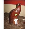 Image 1 : CARVED IRON WOOD HAWK - AS -IS