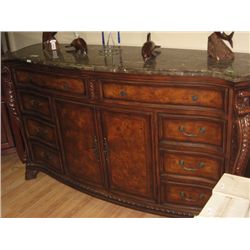 MARBLE TOP BUFFET / DRESSER - NEW