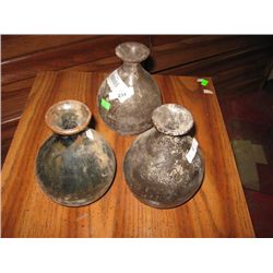 CHINESE POTTERY - SET OF 3