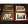 Image 1 : PICTURE - NOVA SCOTIA - 4 PC & ENGLISH CHINA PLATE