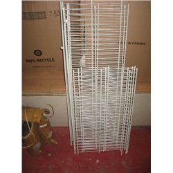 LOT OF WIRE CLOSET SHELVING