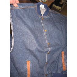 DENIM VEST - BLUE - XL