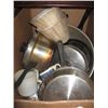 Image 1 : BOX OF MISC POTS