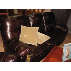 RECLINER COUCH  - DARK BROWN - NEW