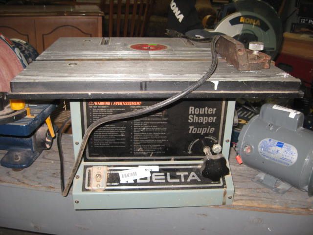 DELTA ROUTER SHAPER TABLE