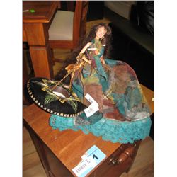 DOLL - MEXICAN HAT ETC STAND NOT INCLUDED