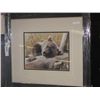Image 1 : FRAMED L E PRINT "TIME OUT - GRIZZLY CUB CARL BRENDERS