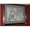 Image 1 : FRAMED L E PRINT " WINTER FILIGREE - GIANT PANDA - ROBERT BATEMAN