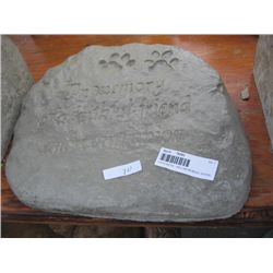 CONCRETE - PET MEMORIAL STONE