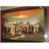 Image 1 : FRAMED PRINT "RUNNING HORSES