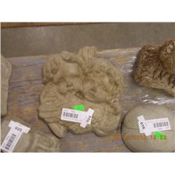 CONCRETE - PLAQUE - CHERUB