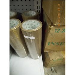 ROLLS OF PACKING TAPE - 6PC/TUBE ( 2 TUBES PER LT)