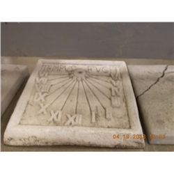 CONCRETE - PAD - SUN DIAL