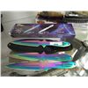 Image 1 : KNIFE - HERO EDGE  - 3PC THROWING W/ SHEATH - LRG A-2088RW