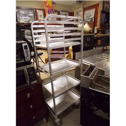 RESTRAUNT FOOD RACK WITH 4 TRAYS