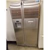 Image 1 : BELLAGIO STAINLESS STEEL SIDE BY SIDE FRIDGE WITH EUROPEAN PLUG