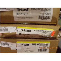 BOX OF 10 TRIAD ELETRONIC BALASTS