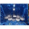 Image 1 : WINE GLASSES & DECANTER SET SHIP EMBOSSED