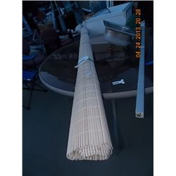 PATIO SUN SHADE / BLIND - WHITE 64" X 90"