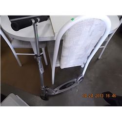 FOLDING FOOT POWER SCOOTER - CHROME