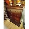 Image 1 : DARK CHERRY TALL CHEST - SECRET DRAWER - NEW