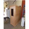 Image 2 : Infrared Sauna Elite Series EC-4H (4 Person Hemloc This luxurious corner unit has a three-sided fron