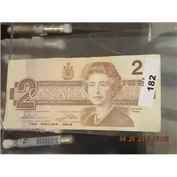 MONEY'S $2 BILL CANADIAN