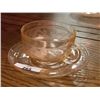 Image 1 : DEPRESSION GLASS CUP & SAUCER