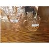 Image 1 : DEPRESSION GLASS CREAM & SUGAR CONTAINERS