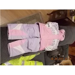 KIDS SNOW SUIT - NEW - PINK/PURPLE - SIZE 3