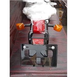 REAR TAIL LITES - MOUNT & PLATE HOLDER - 12 VOLT