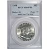 Image 1 : 1954 FRANKLIN HALF DOLLAR PCGS MS64 FBL