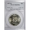 Image 1 : 1957-D FRANKLIN HALF DOLLAR PCGS MS65 FBL