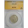 Image 1 : 1930 STANDING LIBERTY QUARTER ANACS AU50
