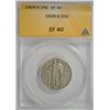 Image 1 : 1929-D STANDING LIBERTY QUARTER ANACS EF40